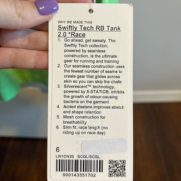 Lululemon Tech RB 2.0 Tank - Picture 3 of 5